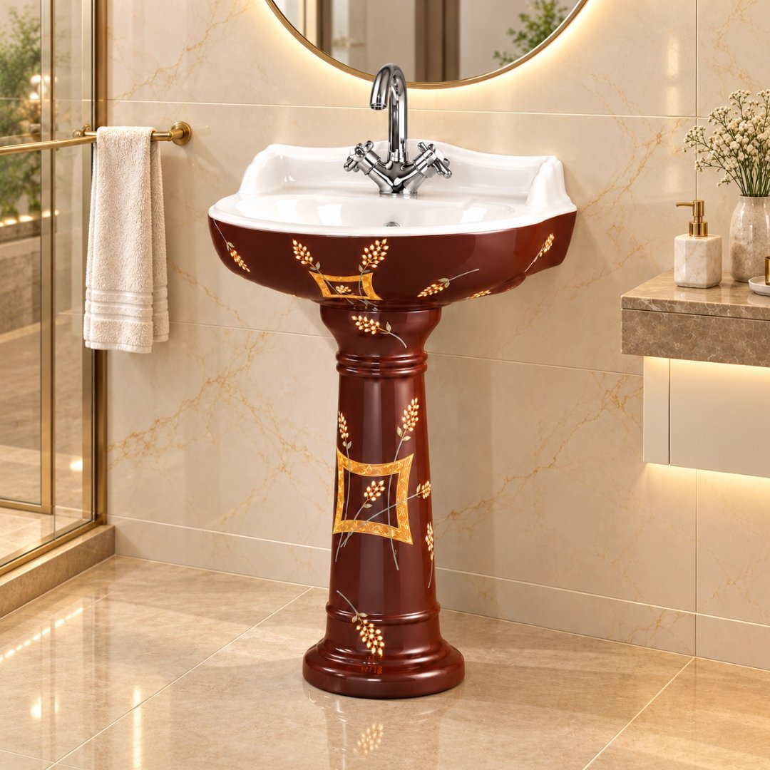 Sonet SR - 2041, washbasin with pedestal